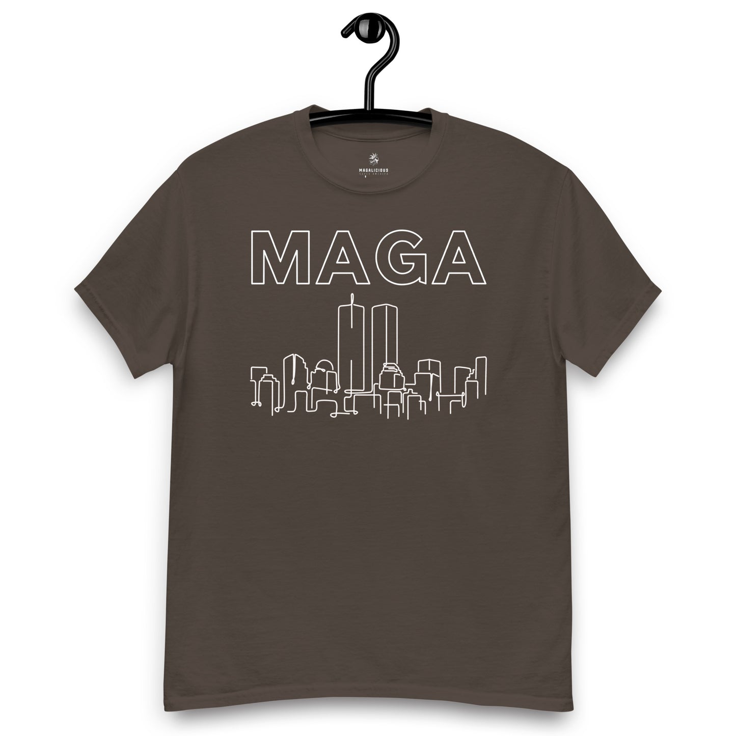 MAGA WTC Tee - White on Solid