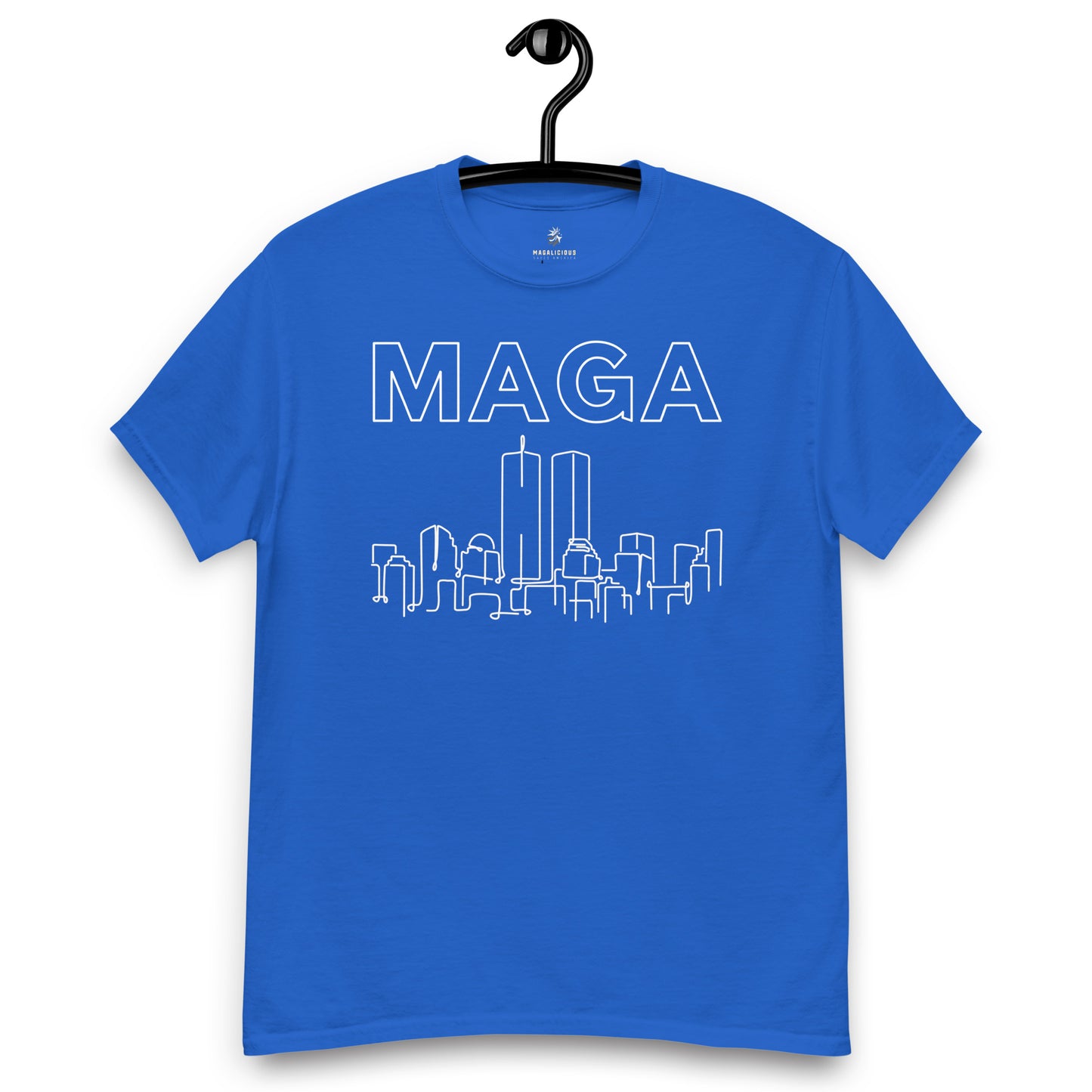 MAGA WTC Tee - White on Solid