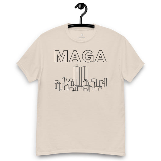 MAGA WTC Tee - Black on Solid